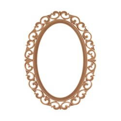 100 Lük Oval Lilyum Ayna