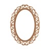 100 Lük Oval Lilyum Ayna