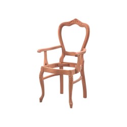 Ayak Oymalı Kollu Sandalye