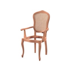 Hasırlı İtalyan Kollu Sandalye