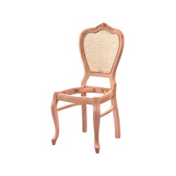 Hasırlı Klasik Oymalı Sandalye