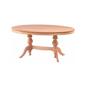 170 Lik Çift Ayaklı Oval Masa